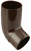 Rynny i akcesoria - Marley Kolanko rynnowe średnica 10 5 cm kąt 45 st. brązowe - miniaturka - grafika 1