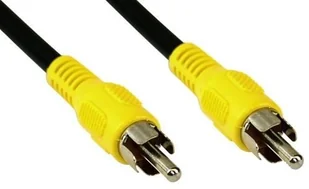 Intos Kabel Intos RCA Cinch RCA Cinch 1 Czarny Żółty 89937C - Kable - miniaturka - grafika 2