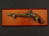 Repliki - broń - Denix SA REPLIKA NA TABLO PIRACKI PISTOLET SKAŁKOWY MODEL 1129L+TM+23 1129L+TM+23 - miniaturka - grafika 1