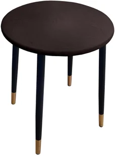 Taboret TRIX AL3 venge podstawa czarna/złota - Taborety i hokery - miniaturka - grafika 2