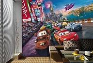 Tapety - AG Design ftdxxl 2216 Disney Cars, papier fototapeta 360 x 255 cm  4 części, papier do pokoju dziecięcego, wielokolorowa, 0,1 x 360 x 255 cm FTDxxl2216 - miniaturka - grafika 1