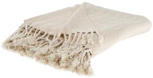 Beliani Koc beżowy 130 x 160 cm TILMI - Poduszki ogrodowe - miniaturka - grafika 2