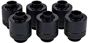 Alphacool Eiszapfen hose fitting 1/4 on 13/10mm 6-pack black 17228 - Chłodzenie procesora - miniaturka - grafika 2