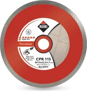 RUBI tarcza tnąca CPR SUPERPRO 125mm na sucho 30973 - Tarcze do pił - miniaturka - grafika 6