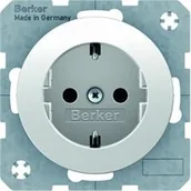 Klawisze i ramki - Berker R1/R3 biały gniazdo SCHUKO B_47232089 - miniaturka - grafika 1