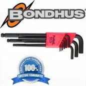 Klucze i nasadki - Bondhus Klucze imbus kpl. 9 szt. długie + blokada kulkowa 74999 - miniaturka - grafika 1