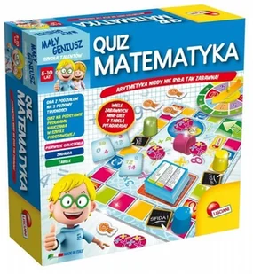 Lisciani Giochi Lisciani, Mały Geniusz, Quiz Matematyka, Gra Edukacyjna - Gry planszowe - miniaturka - grafika 3