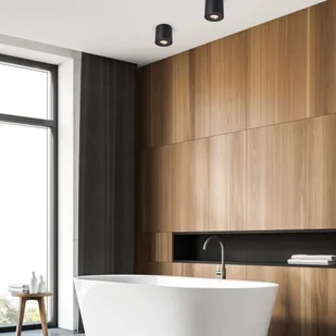 Zuma Line Sufitowa LAMPA spot RONDIP SL ACGU10-159 okrągła OPRAWA metalowy downlight natynkowa tuba łazienkowa IP44 czarna ACGU10-159 - Lampy sufitowe - miniaturka - grafika 3