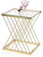 Ławy i stoliki kawowe - Halmar Ława NANCY Transparentny 39x45 cm V-CH-NANCY-LAW - miniaturka - grafika 1