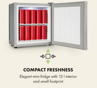 Lodówka Klarstein Secret Cool HEA-BCH-17B Silver - Lodówki Lodówka Klarstein Secret Cool HEA-BCH-17B Silver - Lodówki - miniaturka - grafika 6