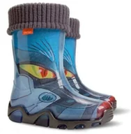Buty dla dziewczynek - Demar Kalosze dziecięce STORMER LUX PRINT HE (20-27) - Mała 0032HE - miniaturka - grafika 1