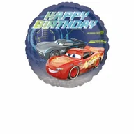Urodziny dziecka - Amscan Balon foliowy Cars - Happy Birthday 43cm 3536601 - miniaturka - grafika 1