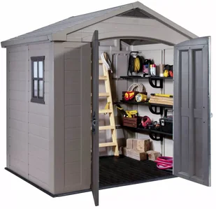 Keter Domek narzędziowy Factor, kremowy, 256,5x182x243 cm - Altany ogrodowe - miniaturka - grafika 32
