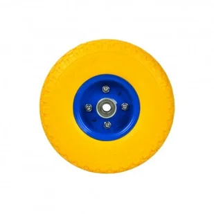 GEKO Koło do taczki pełne 3.00-4 PU żółte 3933 G71025 - Pozostałe wyposażenie warsztatu - miniaturka - grafika 2
