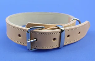 WIREX (PL) Solidna Obroża Dla Psa Jucht Skóra Naturalna 35 mm / 58 cm WIREX (PL) - Obroże dla psów - miniaturka - grafika 2