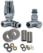 Głowice termostatyczne - Vario Term Zestaw All in One Vision RTL, Kolor: Złoty (RAL1036), Orientacja zaworu: Lewy, Rodzaj instalacji: Alu Pex - 16x2 mm AVIRTL04/L/PEX - miniaturka - grafika 1