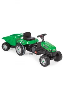 Artyk Traktor na pedały z przyczepą zielony 012150 8693461012150 - Zabawki kreatywne - miniaturka - grafika 2