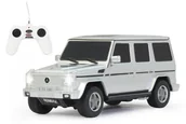 Zabawki zdalnie sterowane - Jamara Mercedes G55 AMG 1:24 silver - miniaturka - grafika 1
