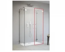 Radaway Arta DWD+S/2S Drzwi prysznicowe 55x200 cm wersja prawa profile Chrome+ szkło przezroczyste 386053-03-01R - Ścianki i drzwi prysznicowe - miniaturka - grafika 2