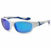 Okulary dla dzieci - Koolsun KOOLSUN Okulary SPORT White Royal Blue 3-8 - miniaturka - grafika 1