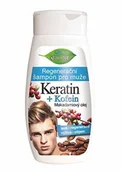 Szampony dla mężczyzn - Bione Cosmetics Regenerujący szampon dla mężczyzn Keratin + Kofein 260 ml - miniaturka - grafika 1