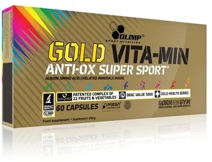 Olimp Gold VITA-MIN anti OX 60kap - Witaminy i minerały dla sportowców - miniaturka - grafika 3