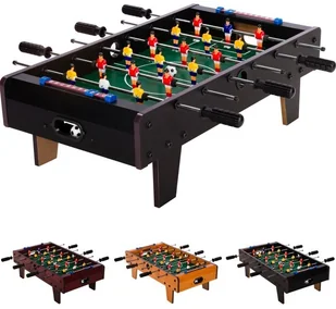 MAKSTOR.pl CZARNA MINI GRA PIŁKARZYKI 70x37x25 CM STÓŁ PIŁKARSKI 2006021 (20060210) - Piłkarzyki - miniaturka - grafika 9