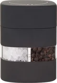 Wyposażenie lokali gastronomicznych - APS Młynek 2 w 1 do soli i pieprzu 60x50x80 mm, czarny | 40543 40543 - miniaturka - grafika 1