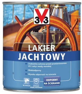 V33 V33 LAKIER JACHTOWY BEZBARWNY 0,75L - Farby i impregnaty do drewna - miniaturka - grafika 2