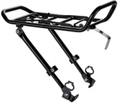 Bagażniki rowerowe - O-Stand Bagażnik kratka z przodu Aluminium czarna regulowana 24 to 28 rower 15331/54 - miniaturka - grafika 1