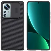 Etui i futerały do telefonów - Nillkin Etui CamShield Pro do Xiaomi 12 Pro, czarne 6902048240490 - miniaturka - grafika 1