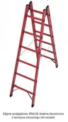 Rusztowania - Krause Drabina dwustronna z tworzywa sztucznego 2x5 szczebli 819710 - miniaturka - grafika 1