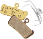 Hamulce rowerowe - Jagwire Pro Semi-Metallic Klocki do hamulców tarczowych do Avid Trail/SRAM Guide Ultimate/RSC/RS, gold 2021 Klocki do hamulców tarczowych 18013402 - miniaturka - grafika 1