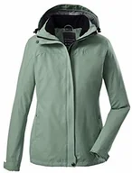 Kurtki i kamizelki sportowe damskie - Killtec Killtec Damska kurtka funkcyjna z odpinanym kapturem pistacjowy 42 24073-000 - miniaturka - grafika 1