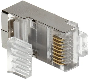 Wtyk Modularny Ekranowany RJ45/6 opakowanie 10szt. - Wtyczki i adaptery - miniaturka - grafika 2