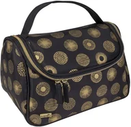 Kosmetyczki, organizery i kuferki - REED REED KOSMETYCZKA KUFEREK CZARNO-ZŁOTY - miniaturka - grafika 1