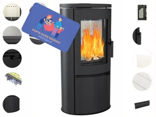 piec wolnostojący Koza Ab Dolot 8kw Stal-żeliwo - Piece wolnostojące - miniaturka - grafika 4