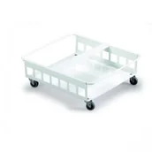 Artykuły biurowe - DURABLE Wózek do pojemnika 90l DURABIN Trolley biały DU153 - miniaturka - grafika 1