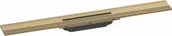 Odpływy liniowe - HANSGROHE 56050140 RainDrain Flex Element zewnętrzny odpływu 70 cm z możliwością przycięcia i do montażu przy ścianie brąz szczotkowany - miniaturka - grafika 1