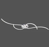 Lampy sufitowe - Leuchten Direkt Lampa sufitowa LED Tyler, ściemniana, stal - miniaturka - grafika 1