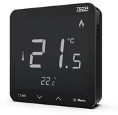 Akcesoria grzewcze - TECH STEROWNIKI CZUJNIK POKOJOWY BEZPRZEWODOWY R-8S PLUS NATYNKOWY CZARNY Z POMIAREM WILGOTNOŚCI R-8sPLUSC - miniaturka - grafika 1
