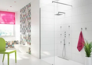 Deante Abelia Kabina Walk-In 110 cm KTA 032P - Ścianki i drzwi prysznicowe - miniaturka - grafika 6