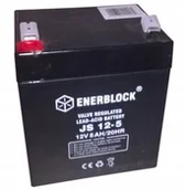 Baterie do zasilaczy awaryjnych UPS - Akumulator ENERBLOCK12V 5AH JS12-5 - miniaturka - grafika 1