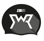 Pływanie - ZEROD czepek silikonowy Swim Cap Swim Run czarny - miniaturka - grafika 1