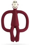 Gryzaki dla dzieci - Matchstick Monkey VELVET CLARET- Gryzak Dentystyczny Małpka - Bordowy - Matchstick Monkey MMVC - miniaturka - grafika 1