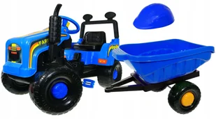 Polski Traktor Traktorek na pedały Przyczepa +kask - Jeździki dla dzieci - miniaturka - grafika 18