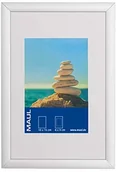 Ramki na zdjęcia - Maul Bilderrahmen Aluminium, für Bildgrößen 10 x 15 cm, mit Passepartouteinleger, silber - miniaturka - grafika 1