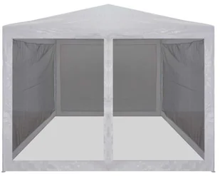 vidaXL Rozkładany namiot imprezowy z 4 siatkowymi ściankami, 3 x 3 m - Pawilony ogrodowe - miniaturka - grafika 9