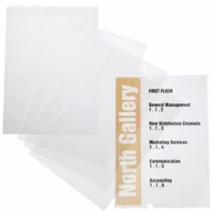 Dekoracje domu - Durable komputerowy folii, które można etykietować Crystal Sign Refill, przezroczysty 483519 - miniaturka - grafika 1