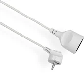 Przedłużacze i rozgałęźniki - Elgotech Przedłużacz 1 gniazdowy z uziemieniem 3x1 2m Biały PS-102 - miniaturka - grafika 1